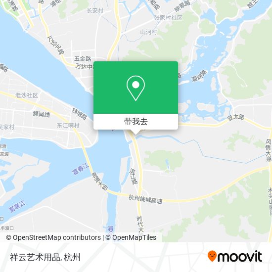 祥云艺术用品地图