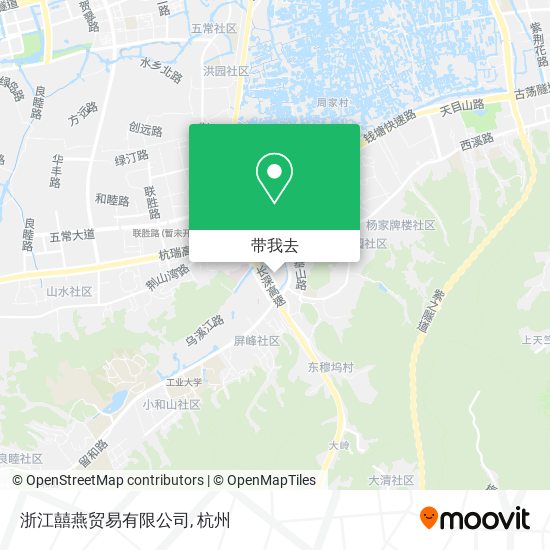 浙江囍燕贸易有限公司地图