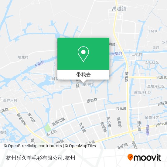 杭州乐久羊毛衫有限公司地图
