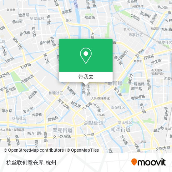 杭丝联创意仓库地图