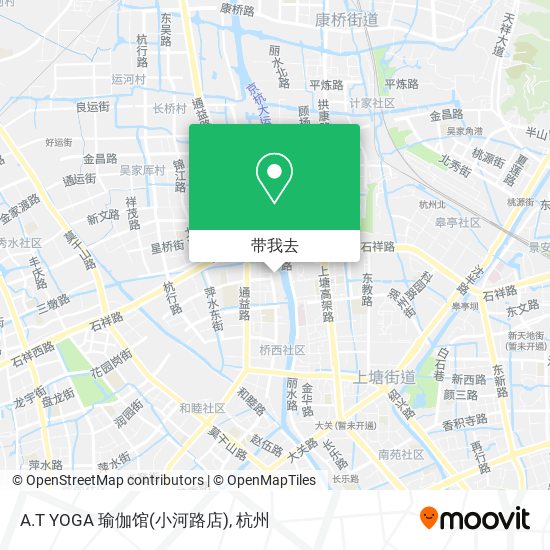 A.T YOGA 瑜伽馆(小河路店)地图