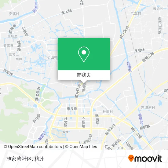 施家湾社区地图