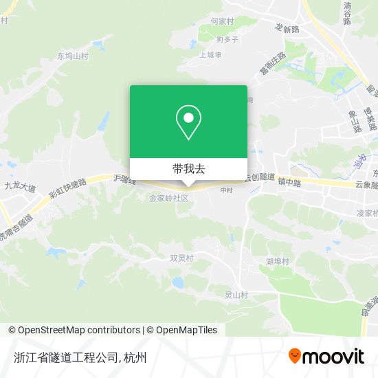 浙江省隧道工程公司地图