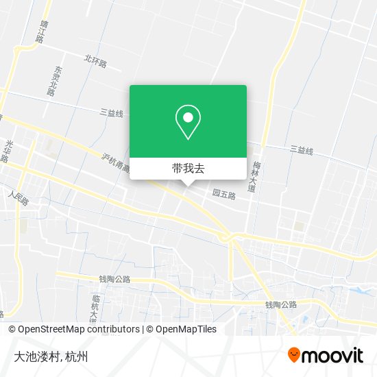 大池溇村地图