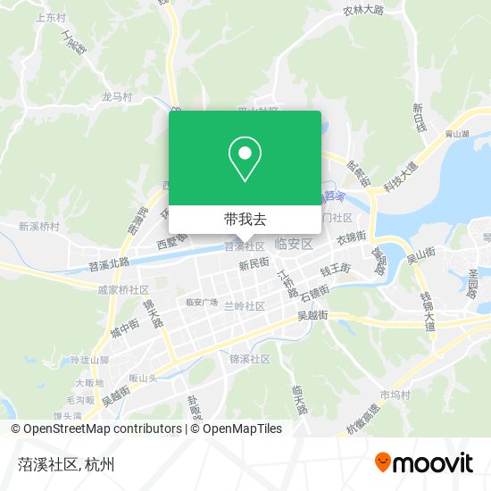 菬溪社区地图