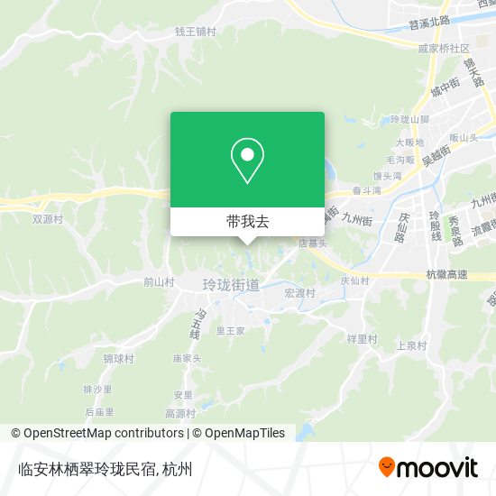 临安林栖翠玲珑民宿地图