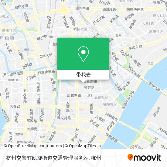 杭州交警驻凯旋街道交通管理服务站地图