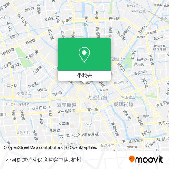 小河街道劳动保障监察中队地图