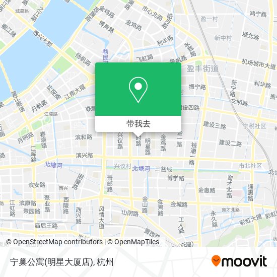 宁巢公寓(明星大厦店)地图
