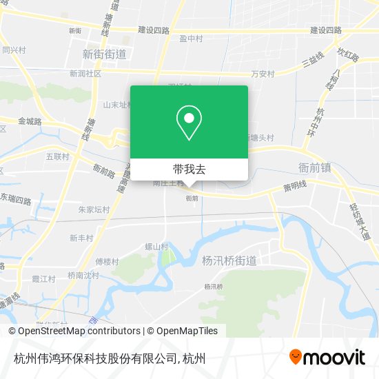 杭州伟鸿环保科技股份有限公司地图