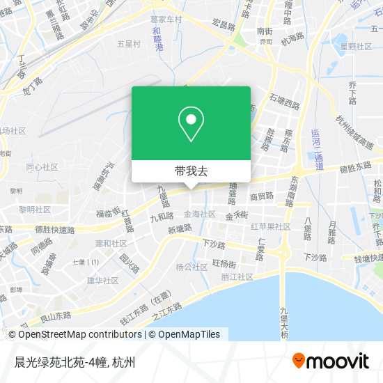 晨光绿苑北苑-4幢地图