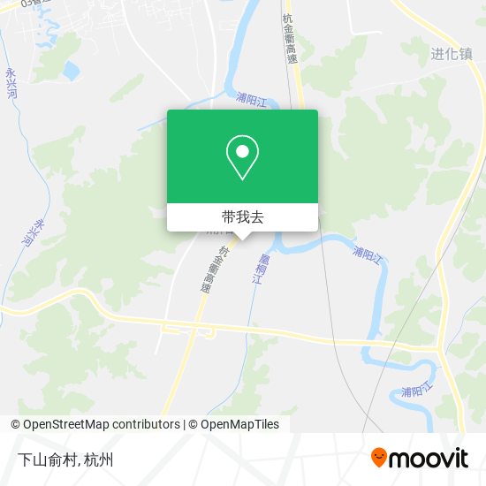 下山俞村地图