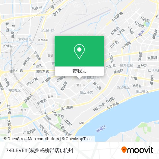 7-ELEVEn (杭州杨柳郡店)地图