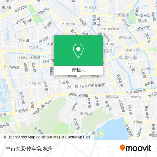 中宙大厦-停车场地图