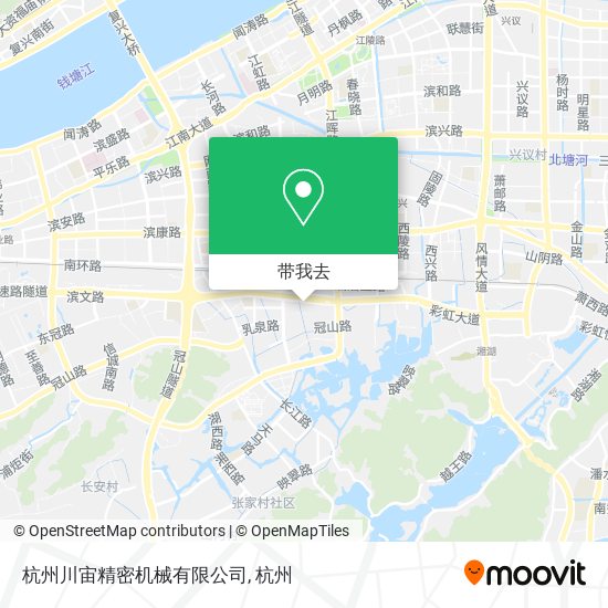 杭州川宙精密机械有限公司地图
