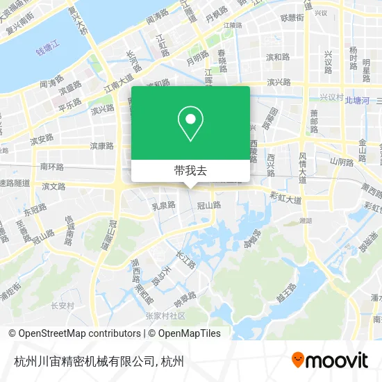 杭州川宙精密机械有限公司地图