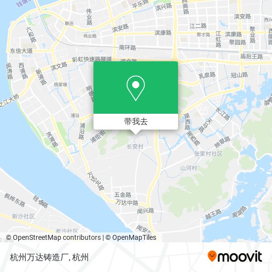 杭州万达铸造厂地图