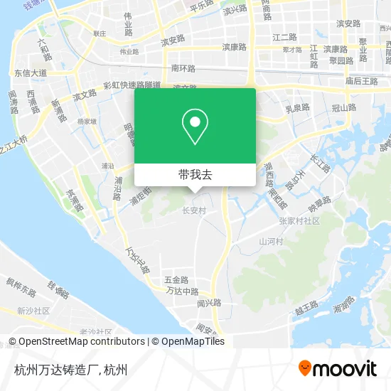 杭州万达铸造厂地图