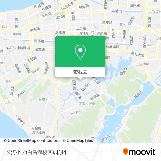 长河小学(白马湖校区)地图