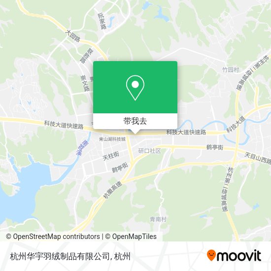 杭州华宇羽绒制品有限公司地图