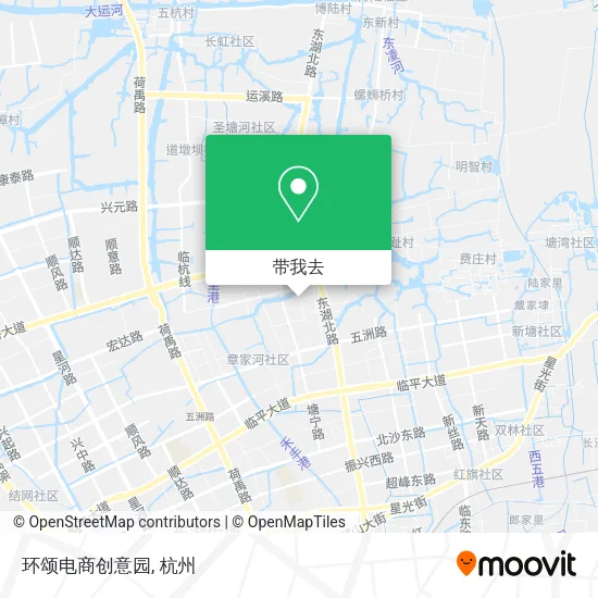 环颂电商创意园地图