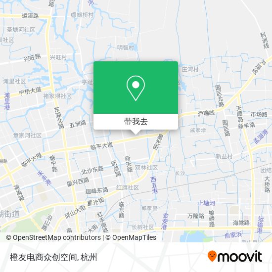 橙友电商众创空间地图