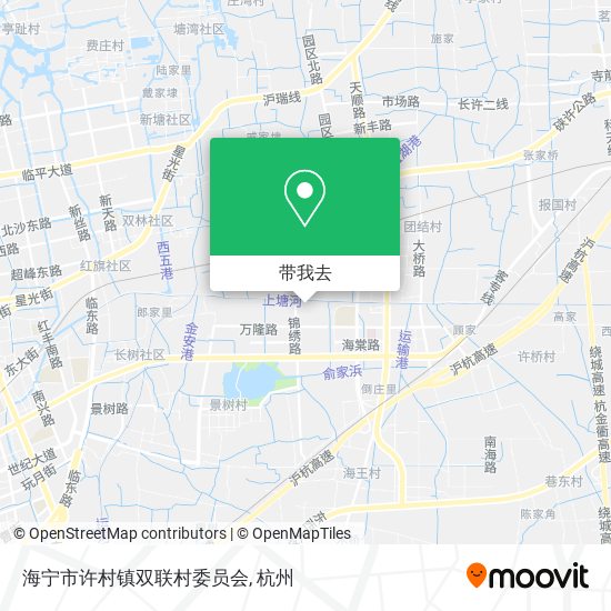 海宁市许村镇双联村委员会地图