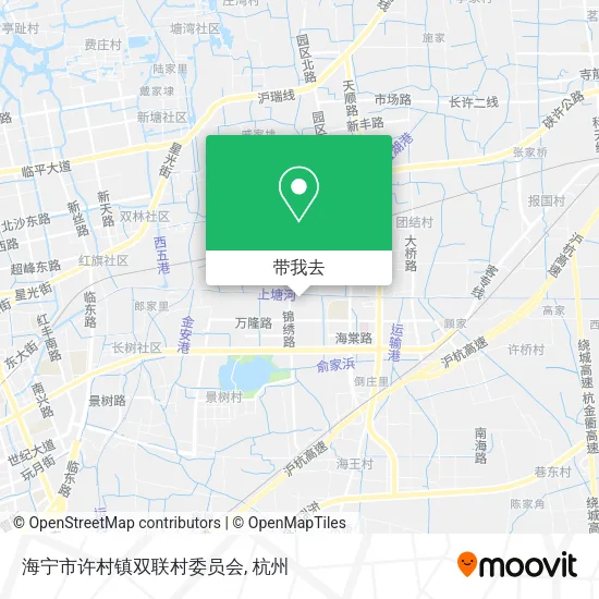 海宁市许村镇双联村委员会地图