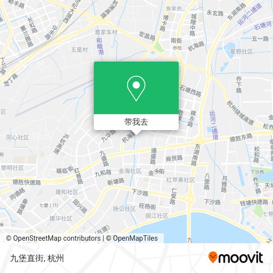 九堡直街地图