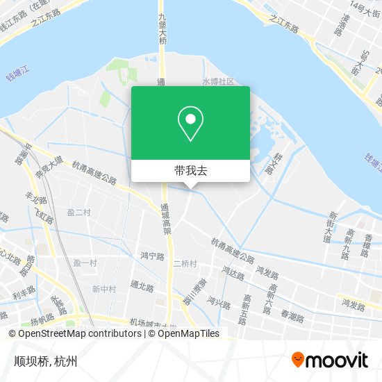 顺坝桥地图