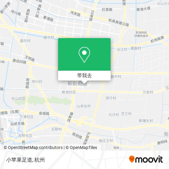小苹果足道地图
