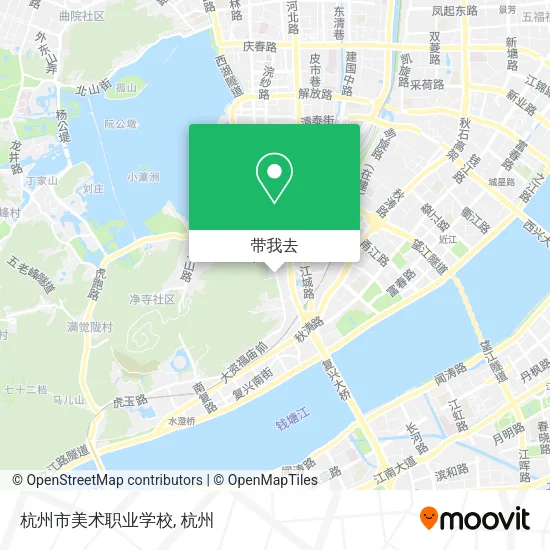 杭州市美术职业学校地图