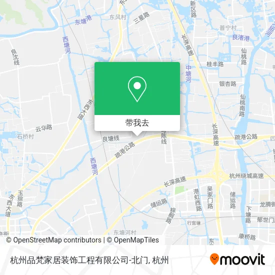 杭州品梵家居装饰工程有限公司-北门地图