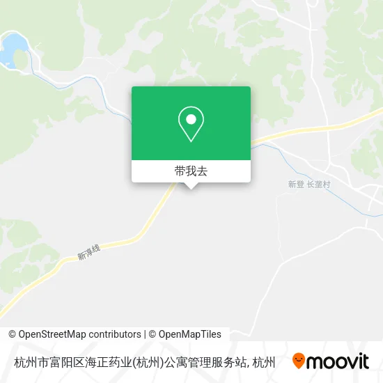 杭州市富阳区海正药业(杭州)公寓管理服务站地图