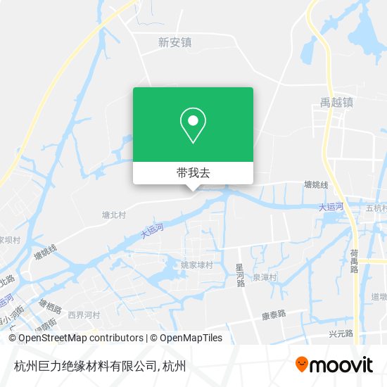 杭州巨力绝缘材料有限公司地图