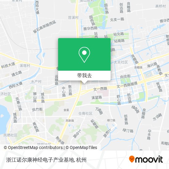 浙江诺尔康神经电子产业基地地图