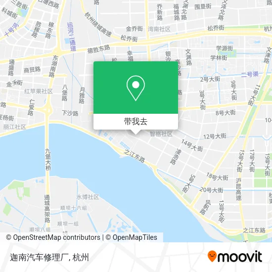 迦南汽车修理厂地图