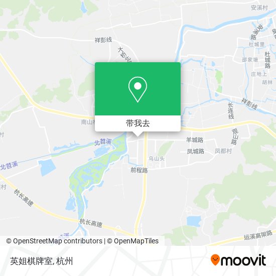 英姐棋牌室地图