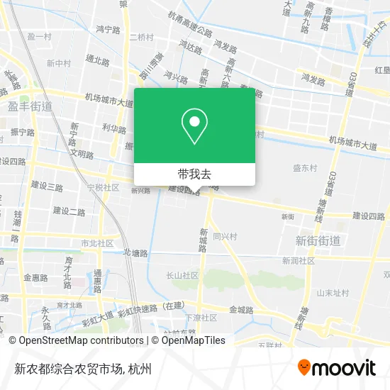 新农都综合农贸市场地图