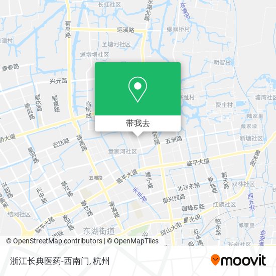 浙江长典医药-西南门地图