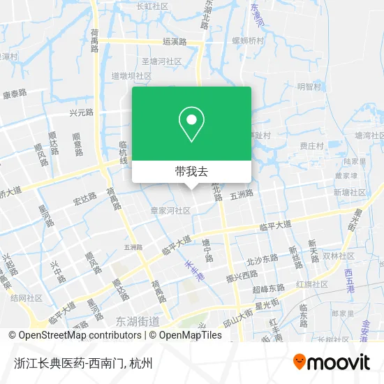 浙江长典医药-西南门地图