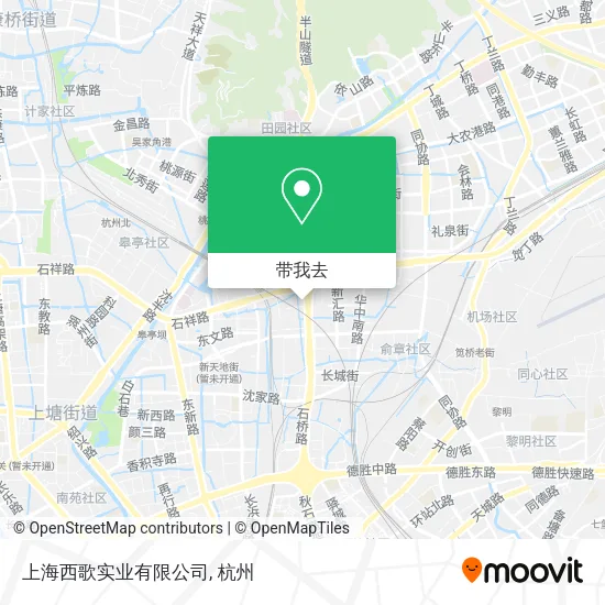 上海西歌实业有限公司地图