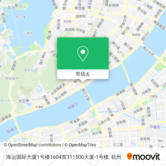 海运国际大厦1号楼1604室311500大厦-1号楼地图