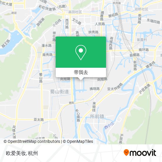 欧爱美妆地图