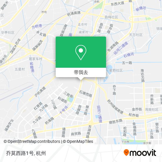 乔莫西路1号地图
