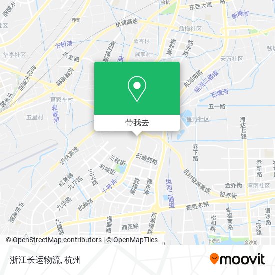 浙江长运物流地图