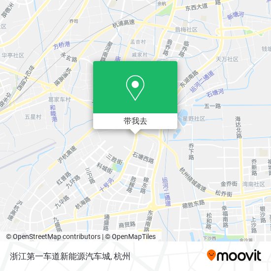 浙江第一车道新能源汽车城地图