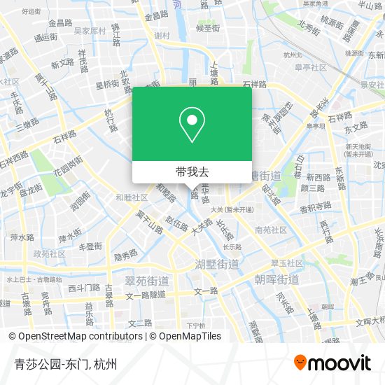 青莎公园-东门地图
