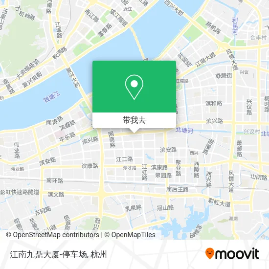江南九鼎大厦-停车场地图