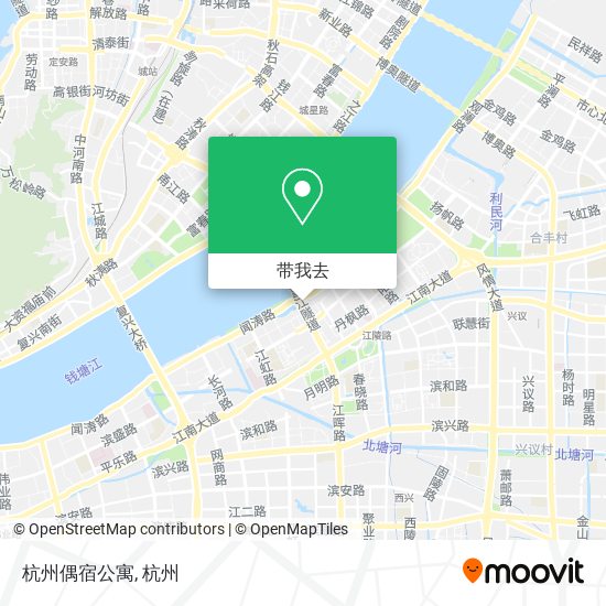 杭州偶宿公寓地图